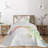 Farmhouse / Country Polyester Floral Coverlet