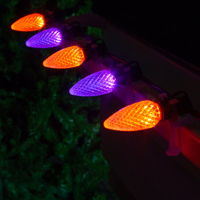 C9 OptiCore Faceted Halloween String Lights 600'' String Lights