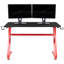 Bureau ergonomique professionnel Efim avec porte-gobelet et crochet pour casque d'écoute-1687860239