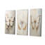 3 pièces sur toile - Minimalisme papillon beige-103067420-103067423