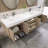 Edinger 70.8'' Double Bathroom Vanity with Acrylic Top-517148724