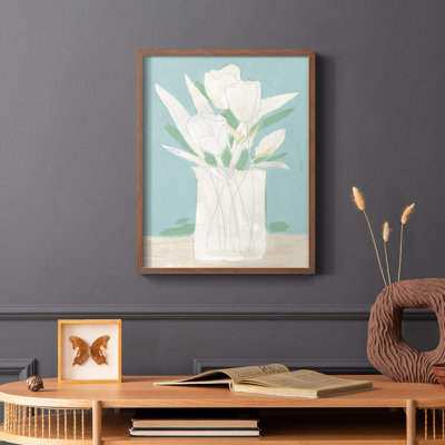 Muted Spring Arrangement II Framed Print - Solid Wood