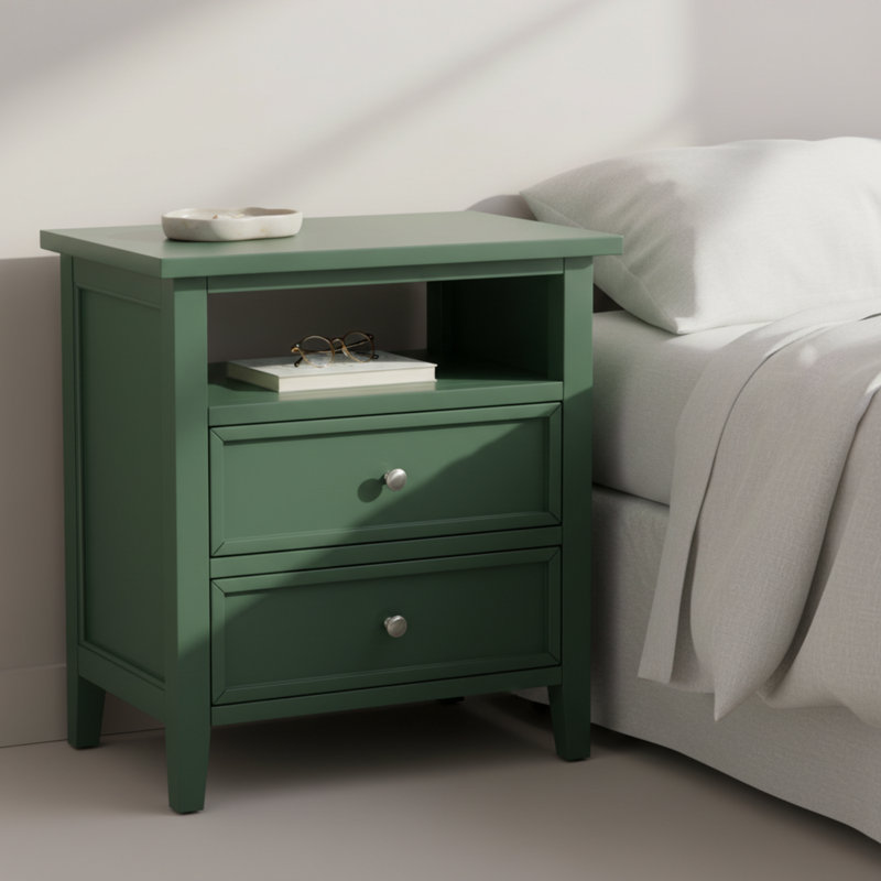 Armahn 22.75'' W Nightstand, Vintage Green