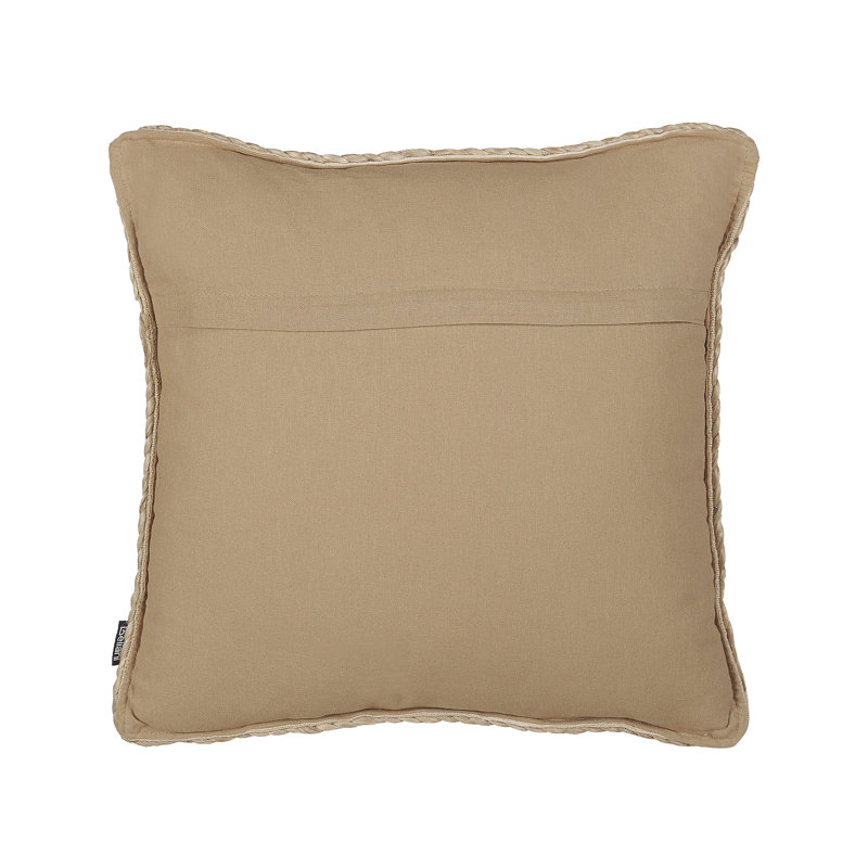 ELLIOTTIA Beige Square Cushion
