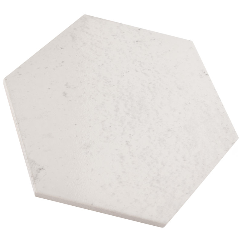 Capri 7" x 8" Porcelain Stone Look Wall & Floor Tile, Cream