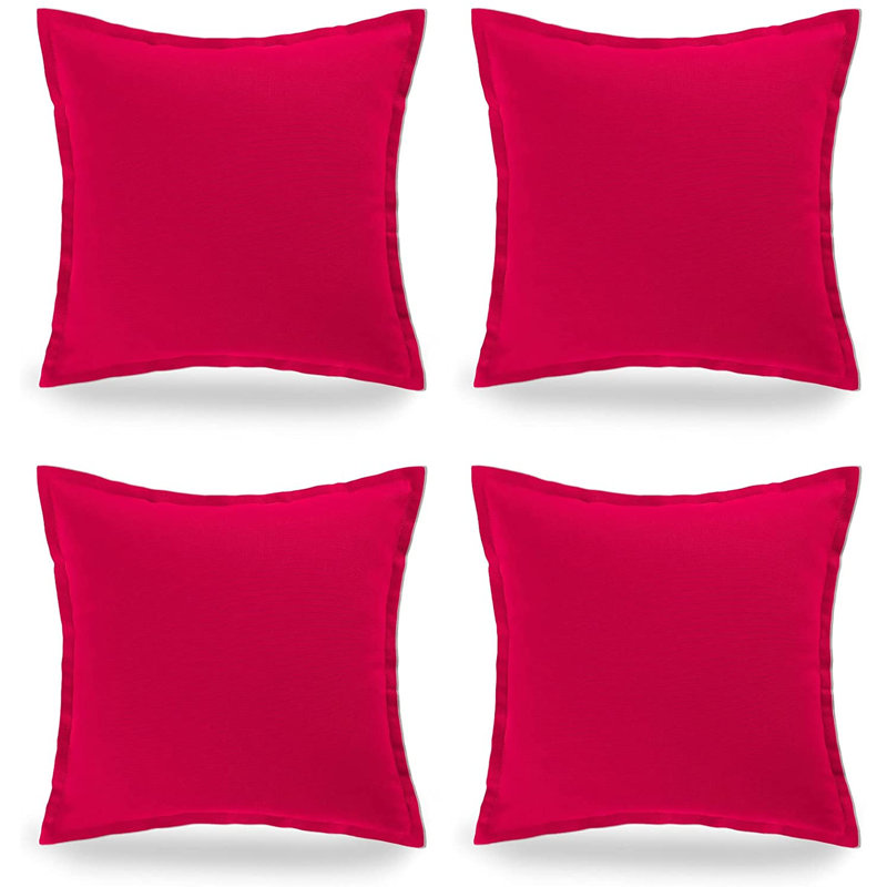 Ektor Square Euro Cushion, Red