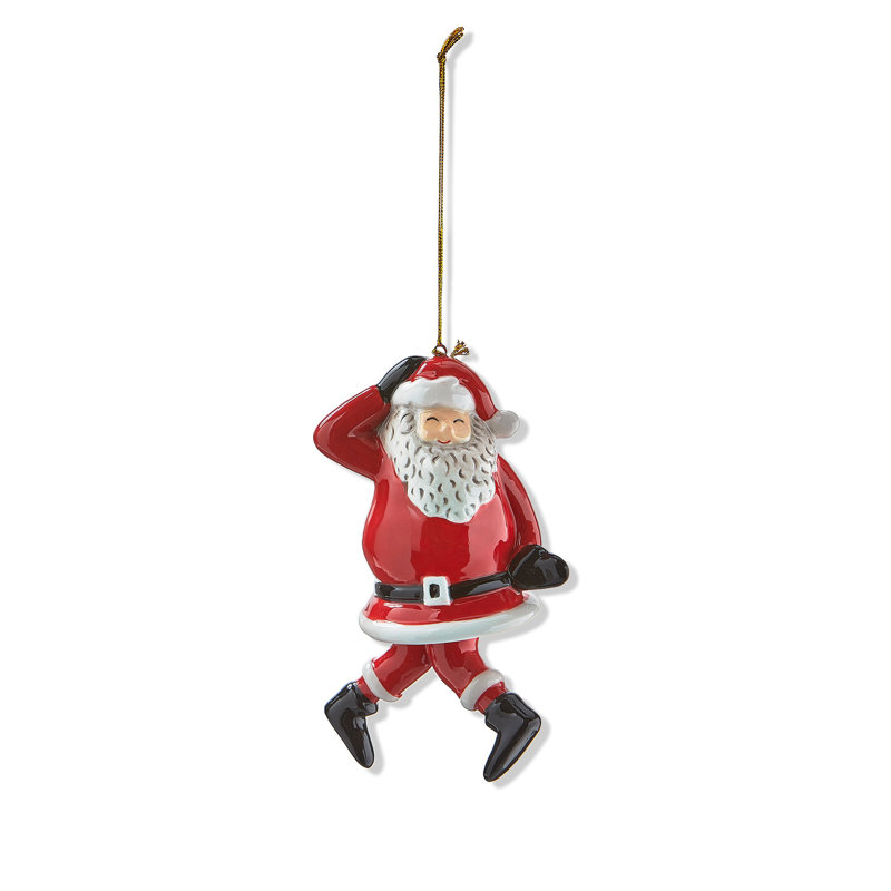 Ornements en forme de père Noël dansant