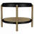 Black Round End Table