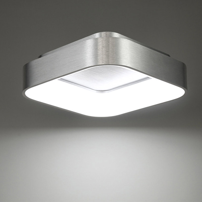 Tetris 23" Brushed Aluminum LED Flush Mount for Indoor/Outdoor