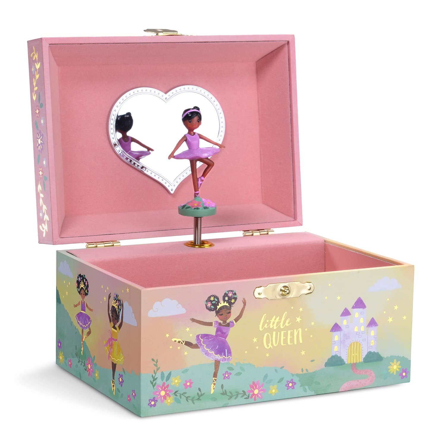 Twirling Fairy Star Swan Lake Tune Jewelry Box Gemma Violet