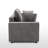 Makassar 78“ Square Arm Loveseat Modular Chenille Sofa-874300225