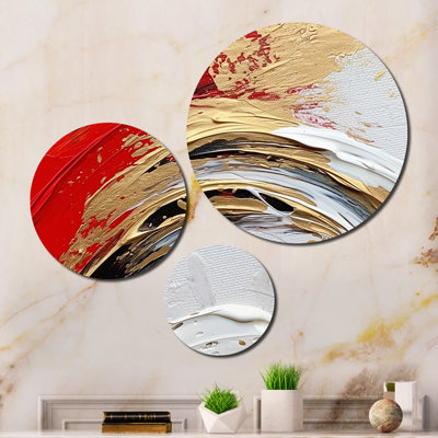 Abstract Wall Decor on Metal