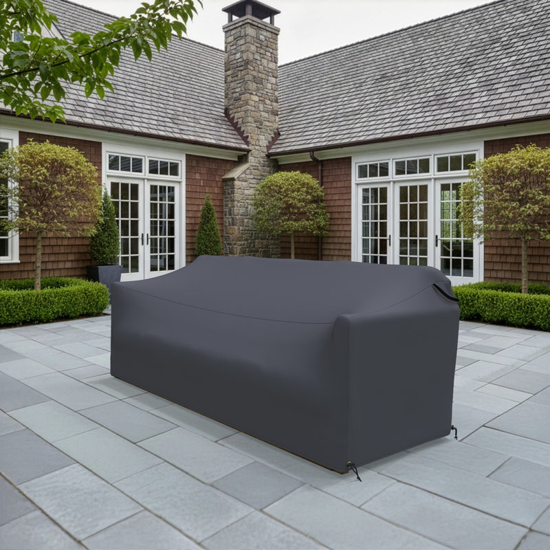Aniston 81.5'' Wide Straight Teak Patio Sofa Cover
