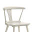 Chaise de salle à manger rustique en bois massif 2 pièces de style rétro, de couleur blanche et facile à assembler pour les pièces-824277745