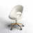 Doreen Velvet Modern Task Chair with Ergonomic Design-980061976