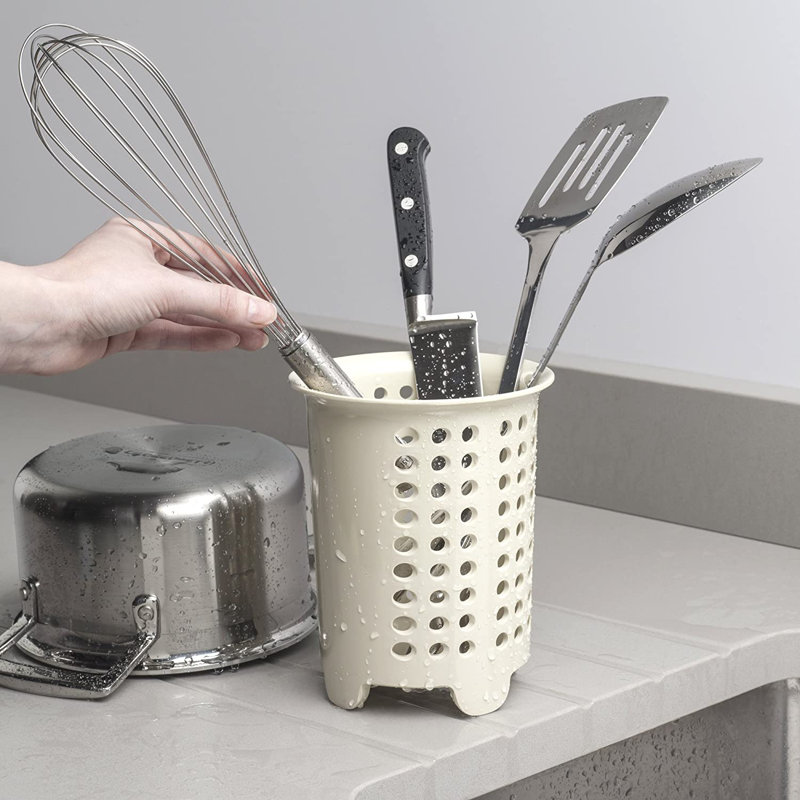 Zeal Utensil Set, Cream