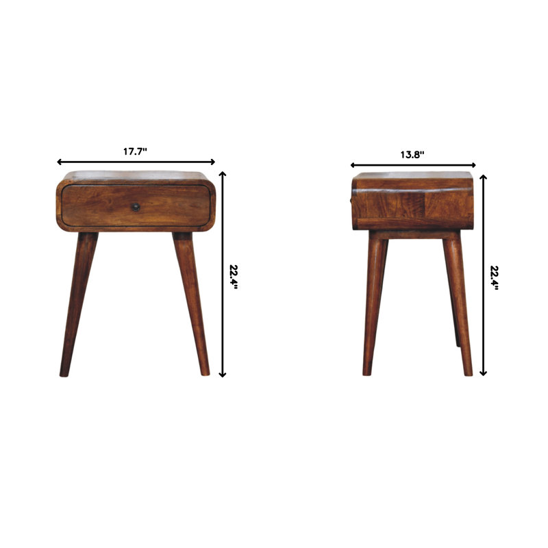 Table de chevet 1 tiroir Avora