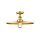 Rouvin Single Light Metal Semi Flush Mount