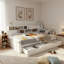 Lit de jour multifonctionnel avec tiroirs sous le lit et fabrication robuste Larkspur