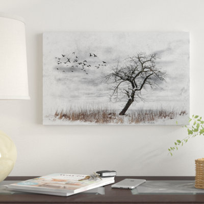 « dead winter tree 2 », reproduction d’impression sur toile tendue