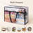 4 Pack Clear Clothes Storage Bags, 60L Plastic Blanket Storage Bag, Vinyl Foldable Moving Bags With Zipper, Closet Organizers And Storage Containers For Bedding, Duvet, Comforter