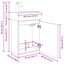 Single Bathroom Vanity with Ceramic Basin-1375706103