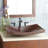 Kohani Hand Hammered Rectangular Vessel Bathroom Sink-70143082