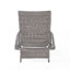 Chaise longue en osier crème-671661440