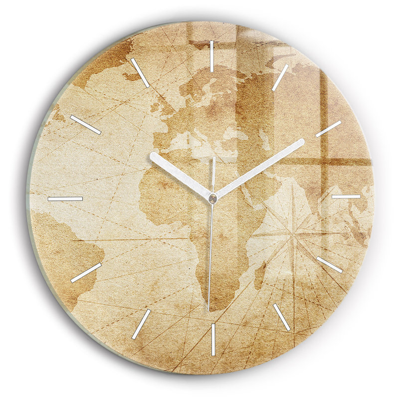 Glass Wall Clock
