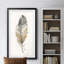 «Neutral Feather I», reproduction de l'histoire naturelle, art mural mat et encadré sous verre, bureau et salon-862977496-862977501