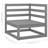  Garden Lounge Set Grey Solid Pinewood, 100% Polyester Regular-399580988-399580986