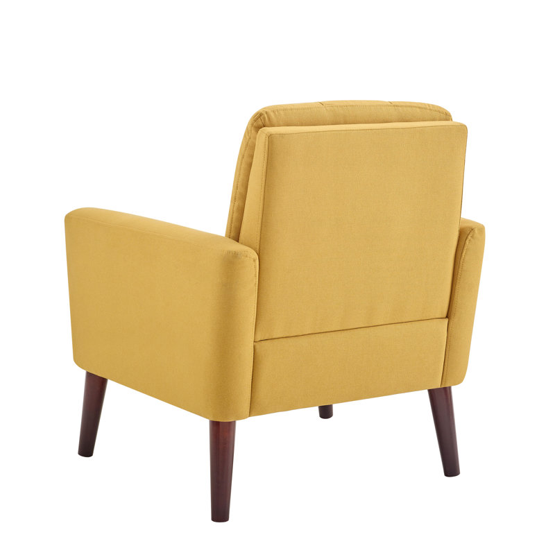 Bopp Upholstered Armchair, Yellow