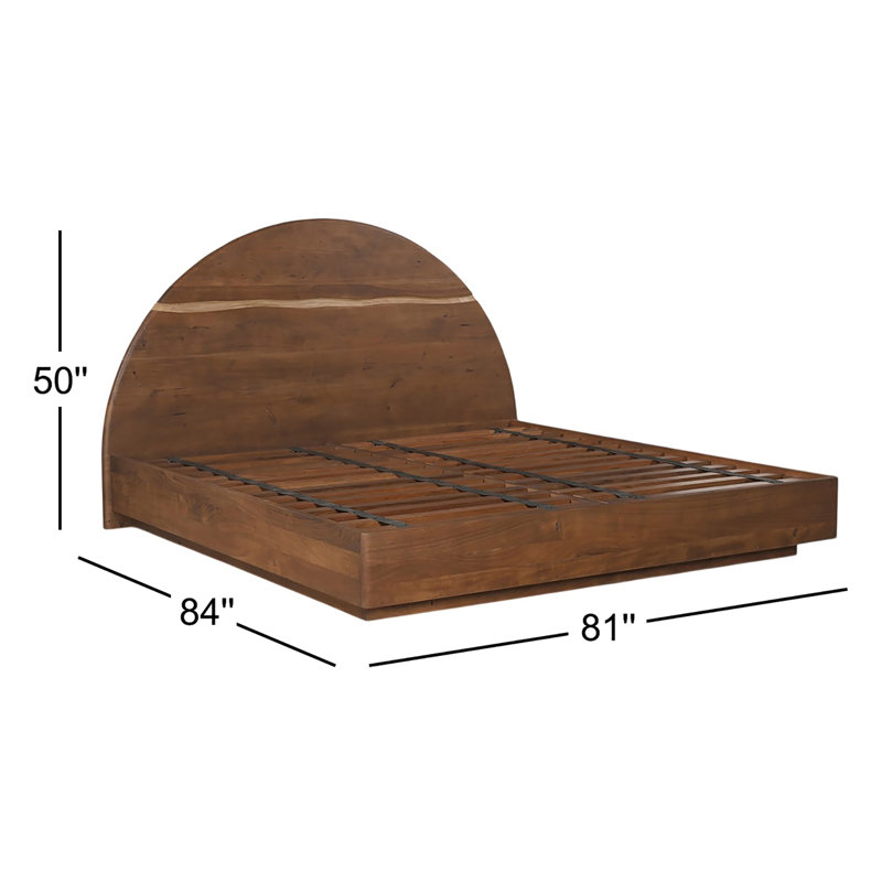 Watson Solid Wood Bed, King