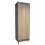 Armoire utilitaire 36 po x 96 po - Quatre portes - Avec porte en teck naturel-95329213-95329209