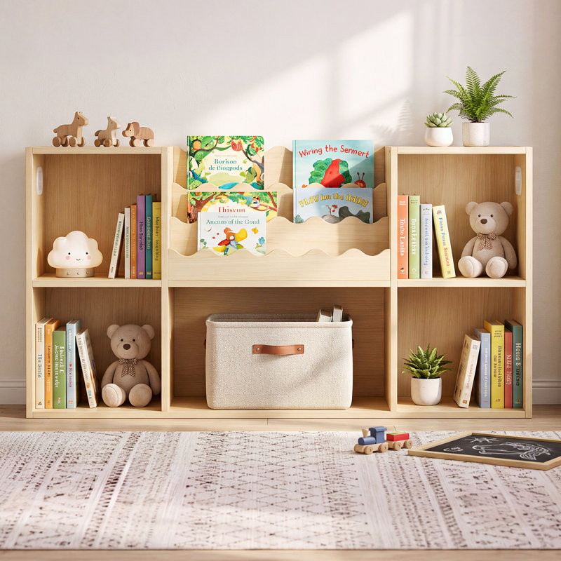 Meuble de rangement multifonctionnel à 5 ​​compartiments pour jouets, tablette pour enfants (chambre et salle de jeux).