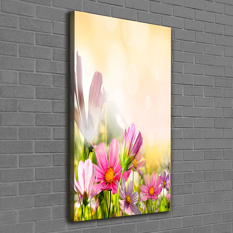 Field Flowers - Wrapped Canvas Print