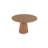 Amalga Modern 5-Piece Dining Table & Chairs Set, Solid Beech Wood & Linen, Table: 47.2 x 29.5 x 47.2 inches | 100% MDF Tabletop | Natural Brown Finish | Stylish & Durable for Family Gatherings & Entertaining