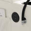 Canapé inclinable simple avec dossier réglable manuellement, port de charge USB sur le côté de l'accoudoir, support pour téléphone inclus, rangement caché pour l'accoudoir et repose-pieds assorti-780116346