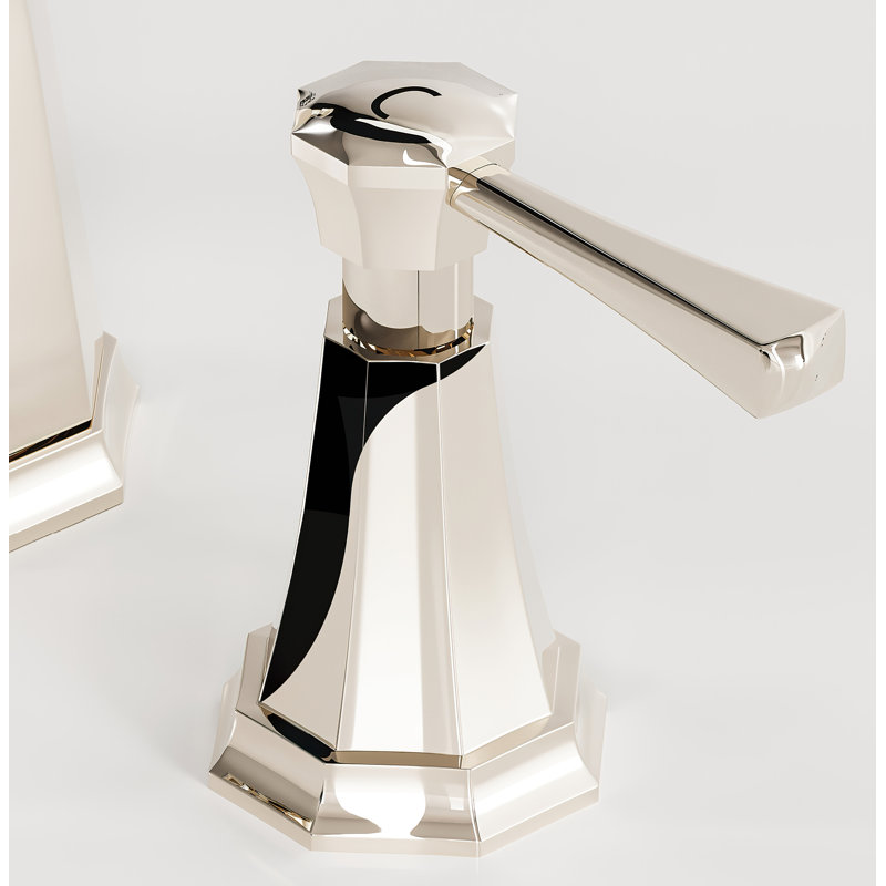 Deco™ Widespread Bathroom Faucet with Drain Assembly, Polished Nickel