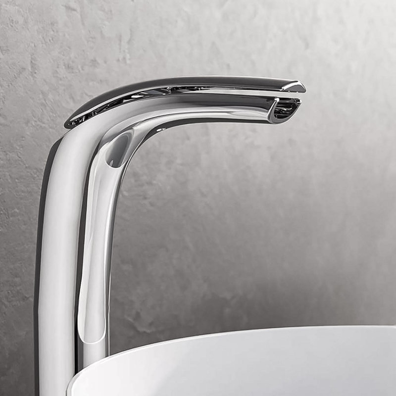 Robinet de lavabo vasque avec bonde Aria, Chrome poli