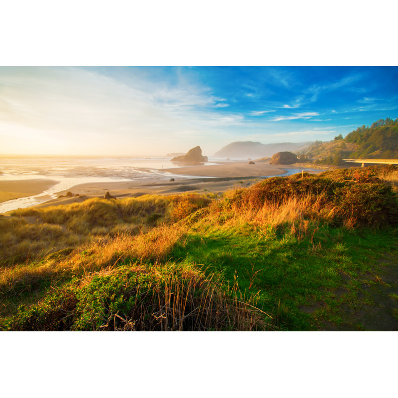 Sunrise at Oregon Coast - Photographie sur toile tendue, H 24 po x l 36 po