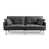 Polyester 100 % gris foncé est en rupture de stock