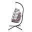 Fauteuil suspendu en osier pour patio