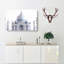 The Taj Mahal In Agra India In Abstract - Wrapped Canvas Print-55303126
