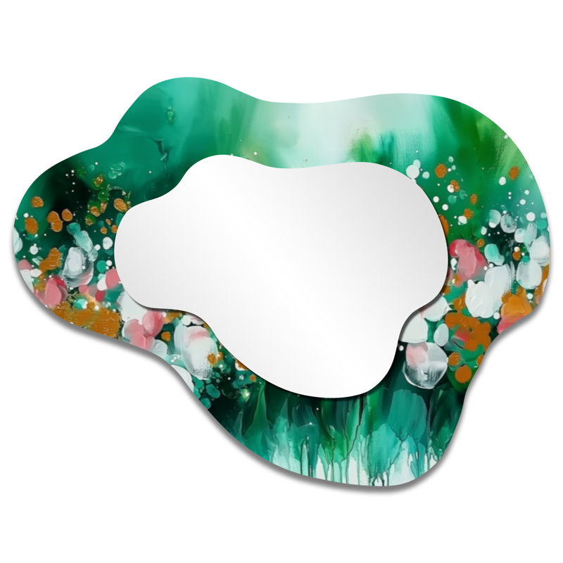 Miroir mural Mute Floral, 27 po x 35 po