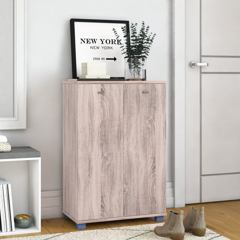 12 Pair Shoe Storage Cabinet, Sonoma