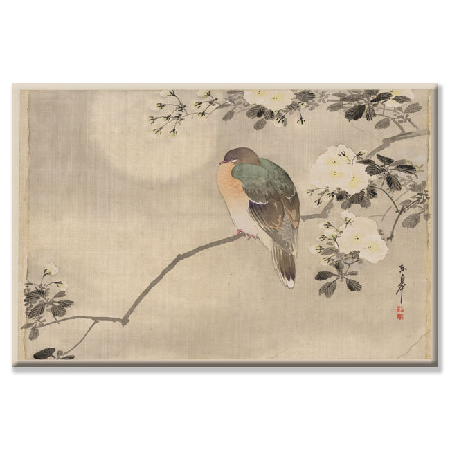 «Bird and Cherry Blossoms», reproduction d'art