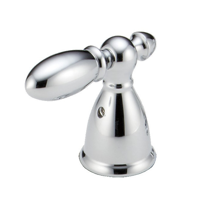Victorian Small Metal Lever Handle, Chrome