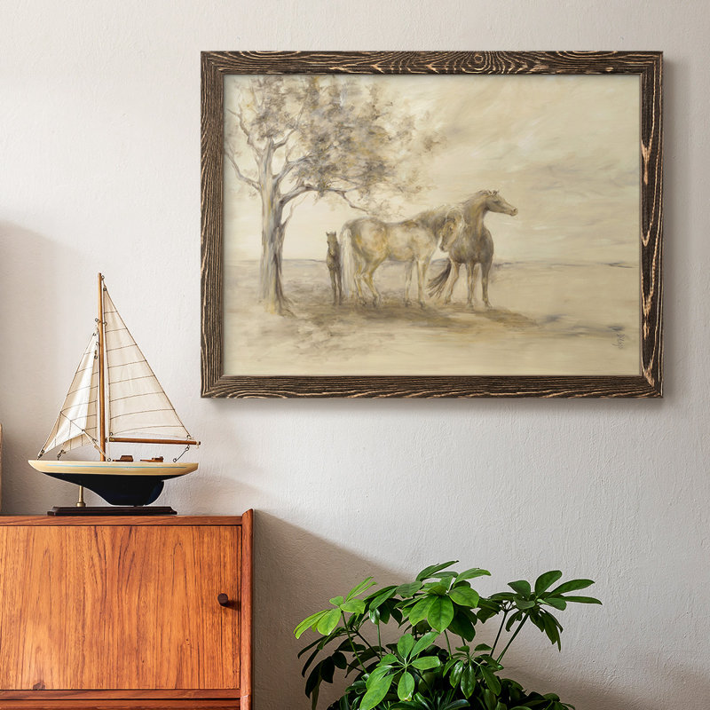 " FAMILY TREE " Print, 38" W x 26" H, Walnut