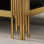 Table basse supérieure et inférieure en verre trempé à double couche et cadre en acier inoxydable à finition miroir-88041129-88041128-88041133